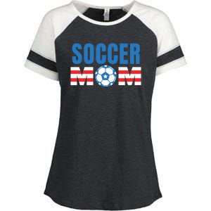 Soccer Mom USA Enza Ladies Jersey Colorblock Tee