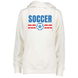 Soccer Mom USA Womens Funnel Neck Pullover Hood