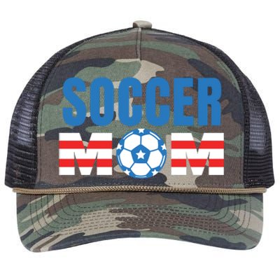 Soccer Mom USA Retro Rope Trucker Hat Cap