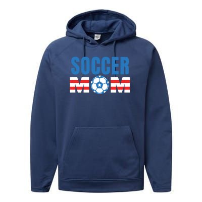 Soccer Mom USA Performance Fleece Hoodie