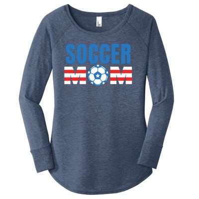 Soccer Mom USA Women's Perfect Tri Tunic Long Sleeve Shirt