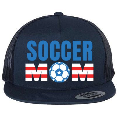 Soccer Mom USA Flat Bill Trucker Hat