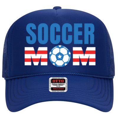 Soccer Mom USA High Crown Mesh Back Trucker Hat