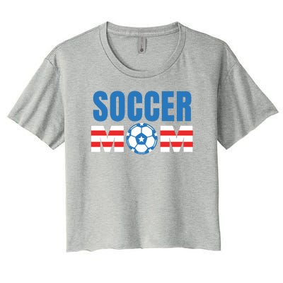 Soccer Mom USA Women's Crop Top Tee