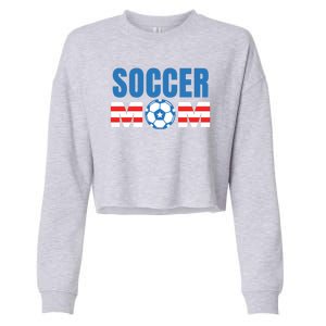 Soccer Mom USA Cropped Pullover Crew