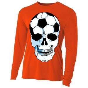 Soccer Skull Cooling Performance Long Sleeve Crew