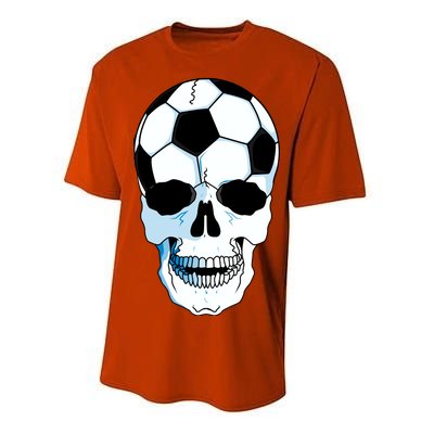 Soccer Skull Performance Sprint T-Shirt