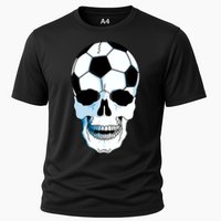 Soccer Skull Cooling Performance Crew T-Shirt