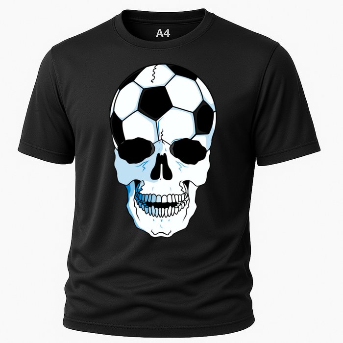 Soccer Skull Cooling Performance Crew T-Shirt
