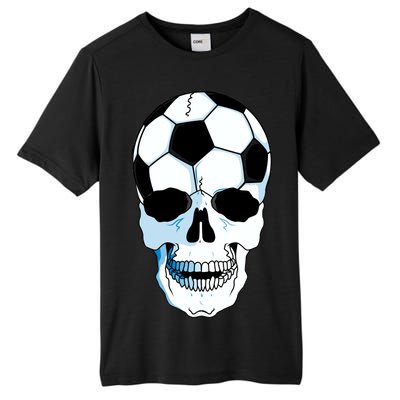 Soccer Skull Tall Fusion ChromaSoft Performance T-Shirt