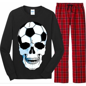 Soccer Skull Long Sleeve Pajama Set