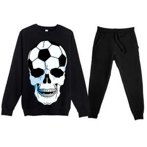 Soccer Skull Premium Crewneck Sweatsuit Set