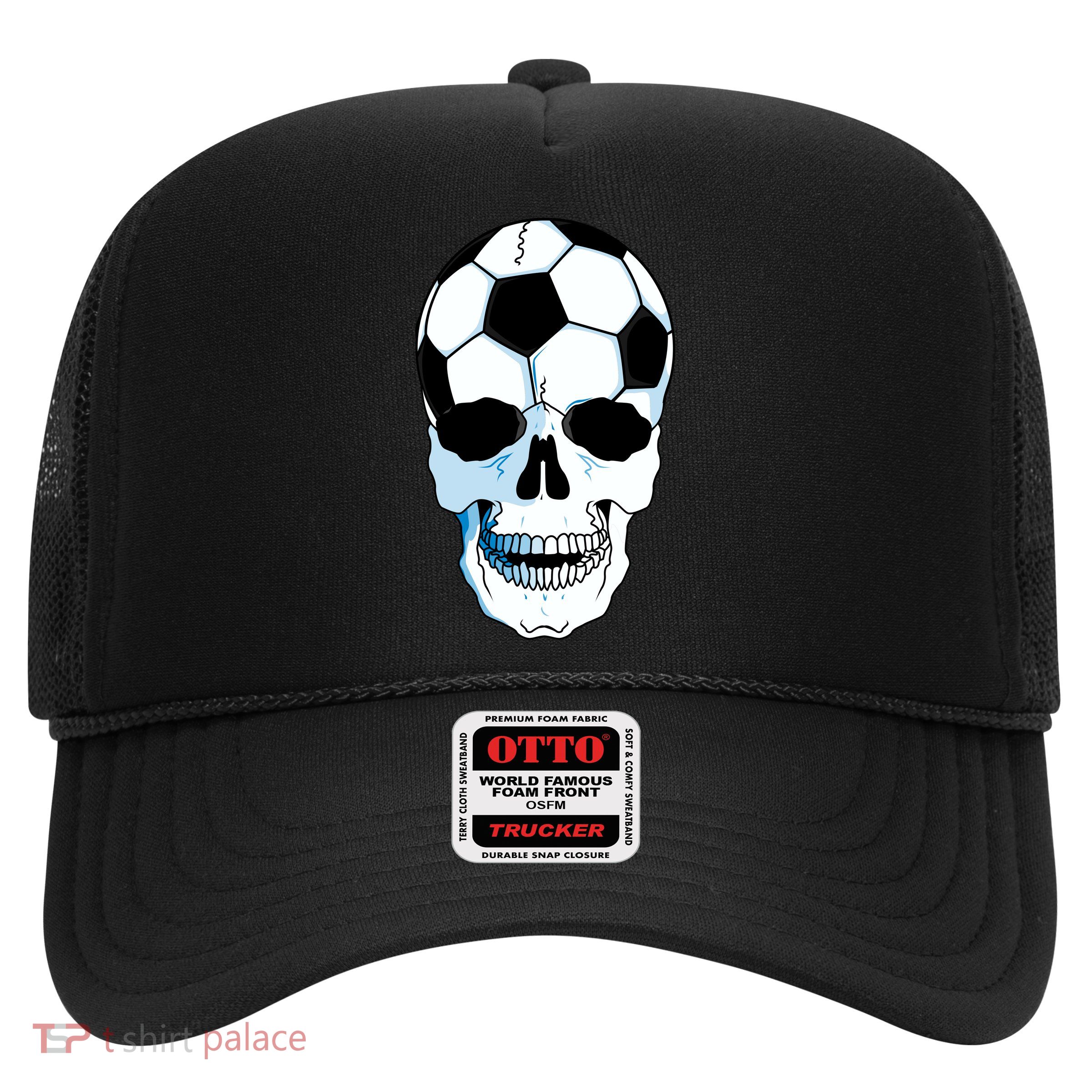 Soccer Skull Trucker Hat