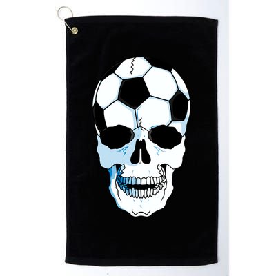 Soccer Skull Golf Towel