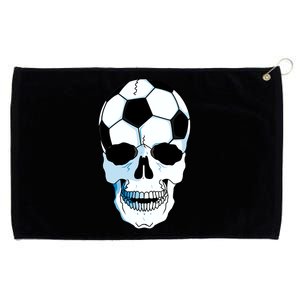 Soccer Skull Grommeted Golf Towel