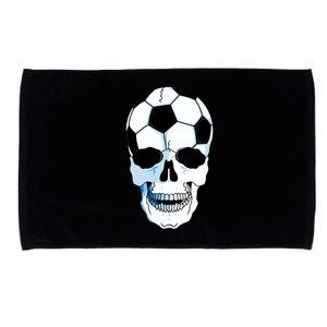 Soccer Skull Microfiber Hand Towel