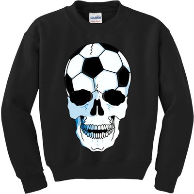 Soccer Skull Kids Sweatshirt