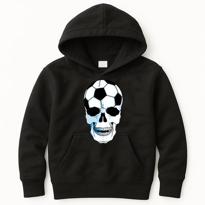 Soccer Skull Kids Hoodie