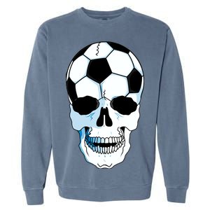 Soccer Skull Garment-Dyed Sweatshirt