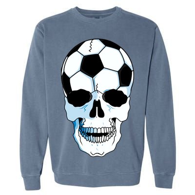 Soccer Skull Garment-Dyed Sweatshirt