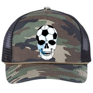 Soccer Skull Retro Rope Trucker Hat Cap