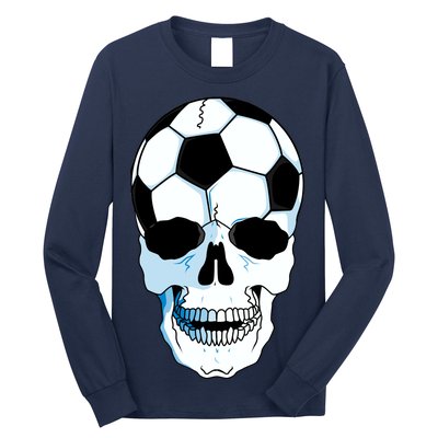 Soccer Skull Long Sleeve Shirt