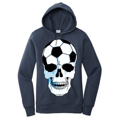 Soccer Skull Women's Pullover Hoodie