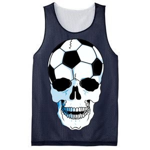 Soccer Skull Mesh Reversible Basketball Jersey Tank