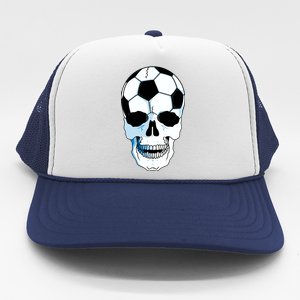 Soccer Skull Trucker Hat