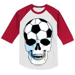 Soccer Skull Kids Colorblock Raglan Jersey