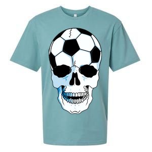 Soccer Skull Sueded Cloud Jersey T-Shirt