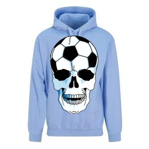 Soccer Skull Unisex Surf Hoodie