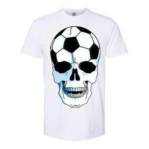 Soccer Skull Softstyle CVC T-Shirt