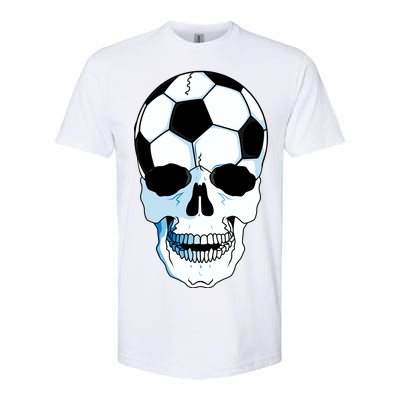 Soccer Skull Softstyle® CVC T-Shirt