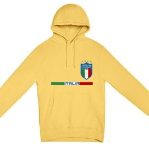 Soccer Team Championship Italia Italy Logo Premium Pullover Hoodie