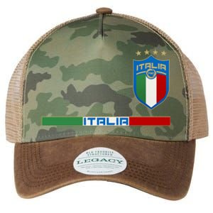 Soccer Team Championship Italia Italy Logo Legacy Tie Dye Trucker Hat