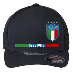 Soccer Team Championship Italia Italy Logo Flexfit Unipanel Trucker Cap