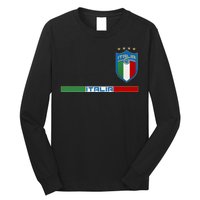 Soccer Team Championship Italia Italy Logo Long Sleeve Shirt