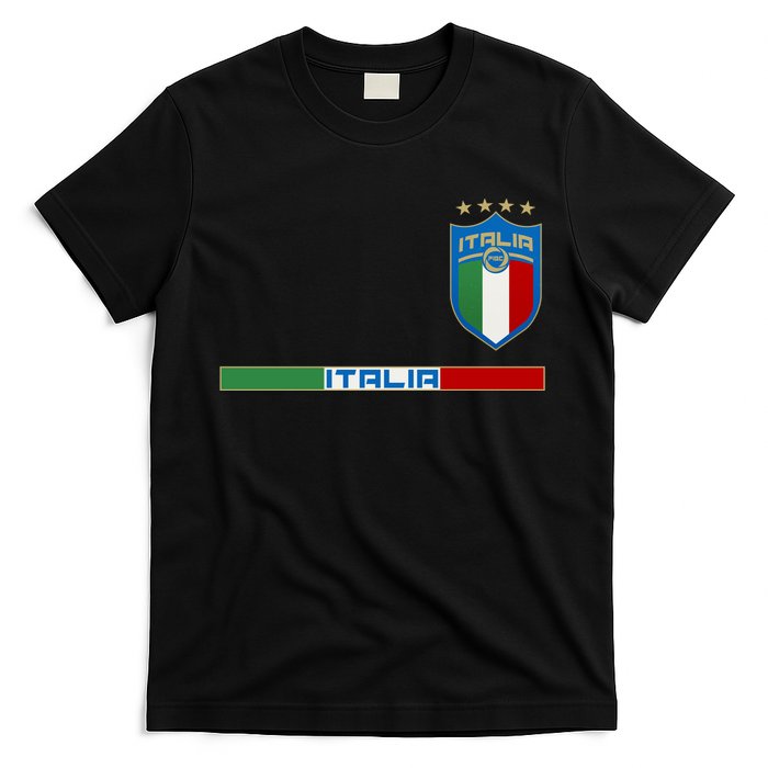 Soccer Team Championship Italia Italy Logo T-Shirt