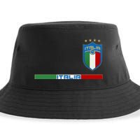 Soccer Team Championship Italia Italy Logo Sustainable Bucket Hat