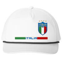 Soccer Team Championship Italia Italy Logo Snapback Five-Panel Rope Hat