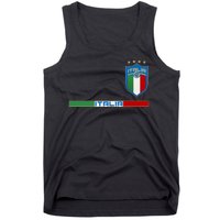 Soccer Team Championship Italia Italy Logo Tank Top