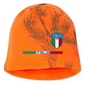 Soccer Team Championship Italia Italy Logo Kati - Camo Knit Beanie