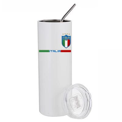 Soccer Team Championship Italia Italy Logo Stainless Steel Tumbler