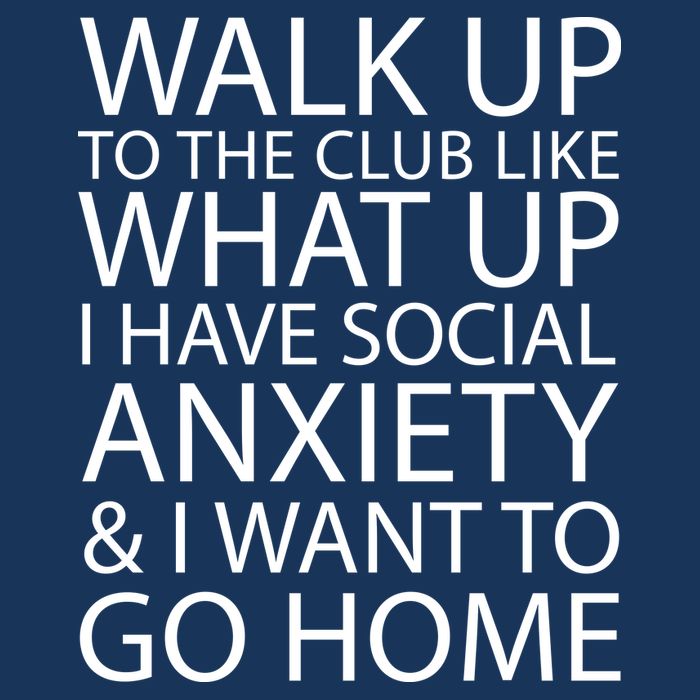 Social Anxiety Cooling Performance Crew T-Shirt