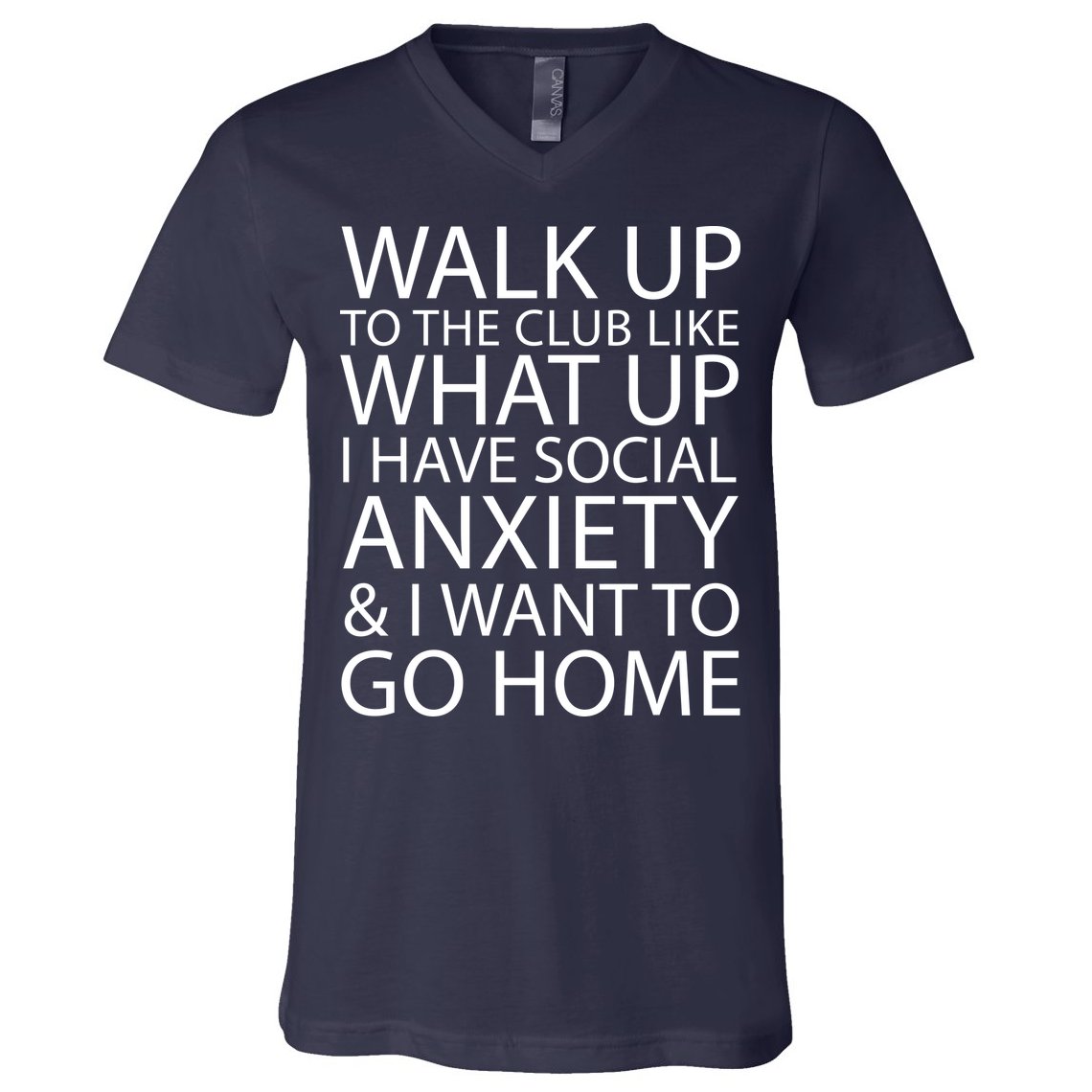 Social Anxiety V-Neck T-Shirt