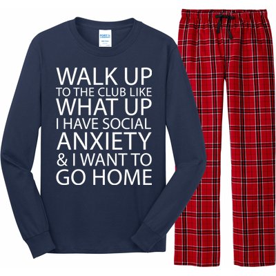 Social Anxiety Long Sleeve Pajama Set