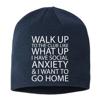 Social Anxiety Sustainable Beanie