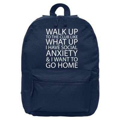Social Anxiety 16 in Basic Backpack