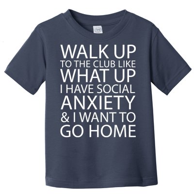 Social Anxiety Toddler T-Shirt